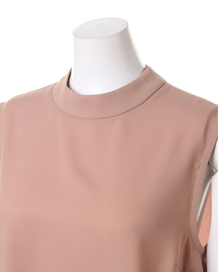 INGNI(イング) ハイネックノースリJZ/TOPS キャメル