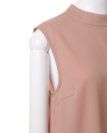 INGNI(イング) ハイネックノースリJZ/TOPS キャメル