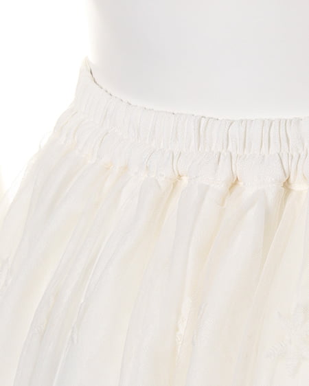 INGNI(イング) L65チュールレース/スカート オフホワイト