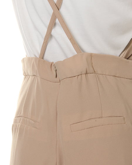 INGNI(イング) キャミサロペットガウチョ/パンツ ベージュ