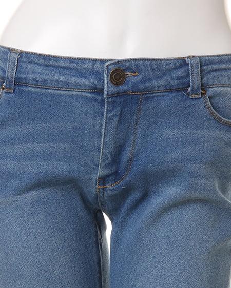 INGNI(イング) フリンジニーカットスキニー/パンツ デニム/ライトブルー