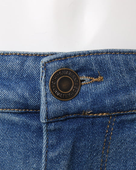 INGNI(イング) フリンジニーカットスキニー/パンツ デニム/ライトブルー