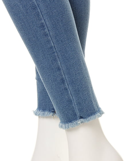 INGNI(イング) フリンジニーカットスキニー/パンツ デニム/ライトブルー