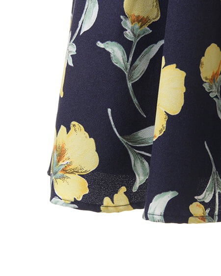 INGNI(イング) 花柄ノースリ/ワンピースE コン