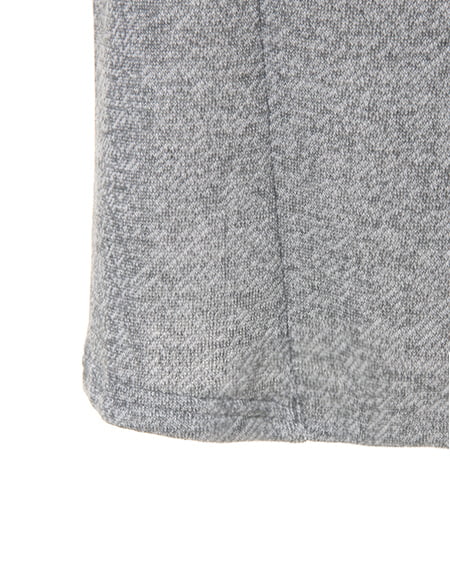 INGNI(イング) 裏起毛配色/コーディガン グレー/オフホワイト