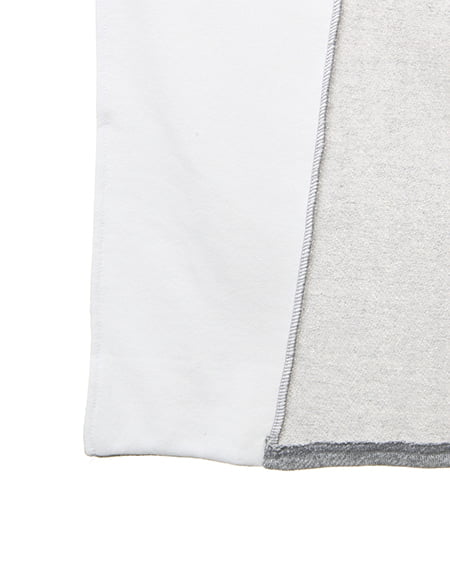 INGNI(イング) 裏起毛配色/コーディガン グレー/オフホワイト