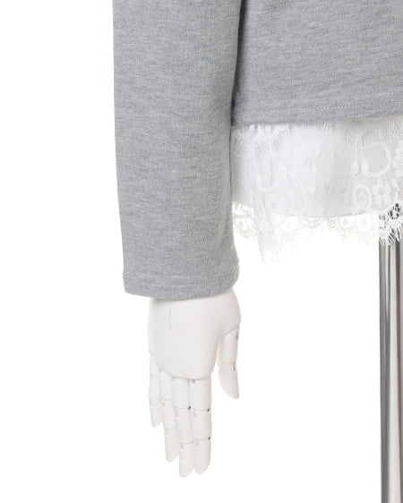 INGNI(イング) ポンチ背われTOPSレースタンク/アンサンブ3 グレー