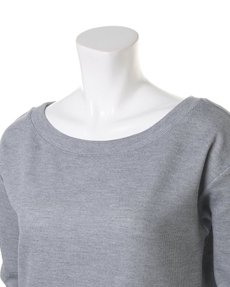 INGNI(イング) フレアスカートオフショルTOPS7分/SET UP グレー