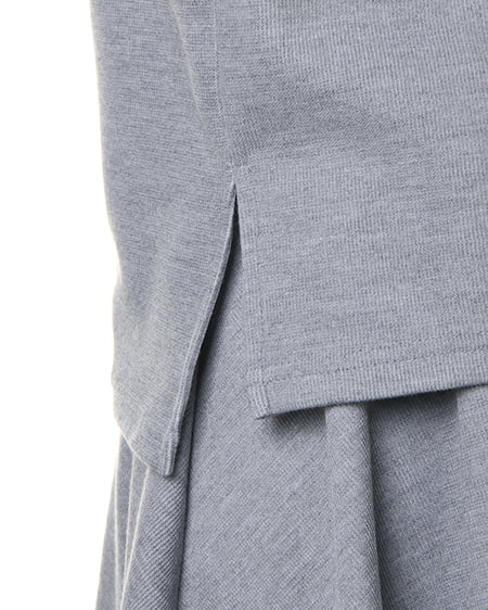 INGNI(イング) フレアスカートオフショルTOPS7分/SET UP グレー