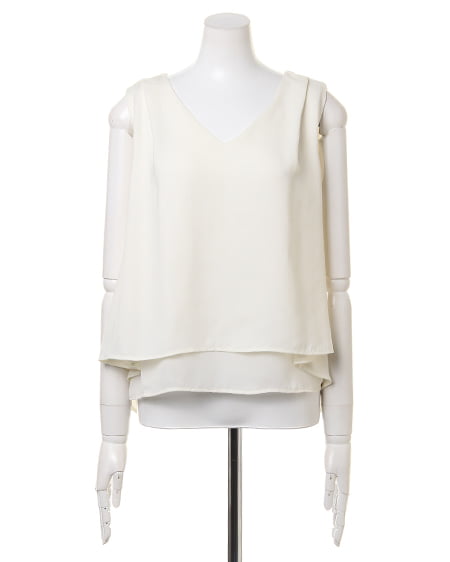 INGNI(イング) Backリボン/ブラウス オフホワイト