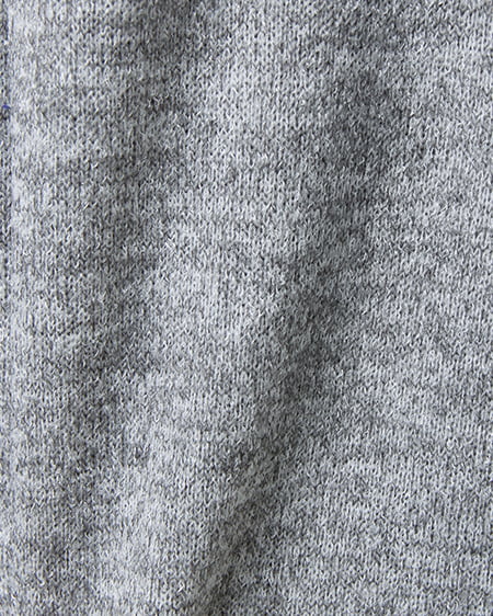 INGNI(イング) ミル起毛ボンディングフード/コーディガン グレー/グレー