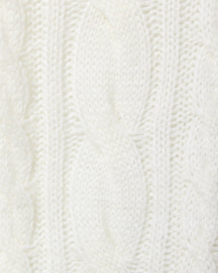 INGNI(イング) ケーブルオフタートルイレヘム/ニット オフホワイト