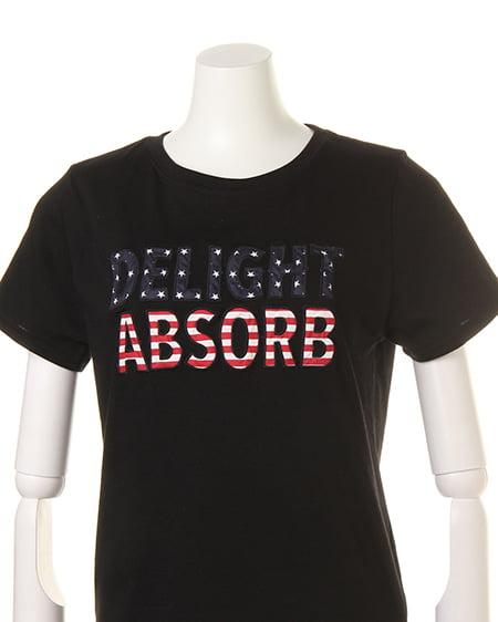 INGNI(イング) 柄ロゴ/TシャツA クロ/アメリカ