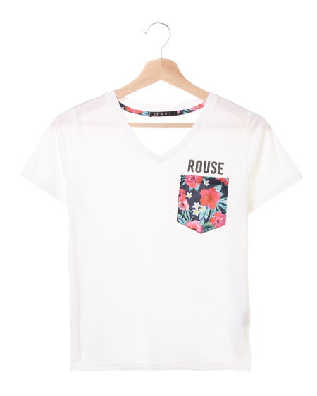 柄ポケット／Tシャツ