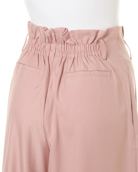 INGNI(イング) サッシュ付Peツイルワイドパンツ ピンク