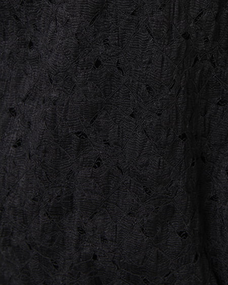 INGNI(イング) シャーリングジャガードオフショル/TOPS クロ