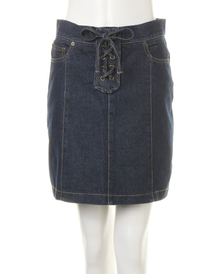 【秋の新作】前レースUP台形／スカート