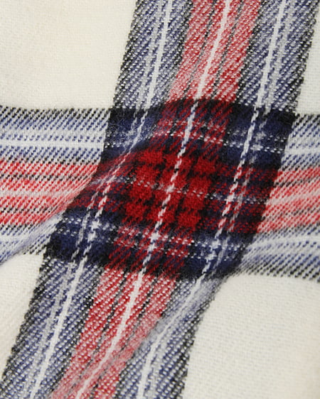 INGNI(イング) ベーシックチェックストール オフホワイト