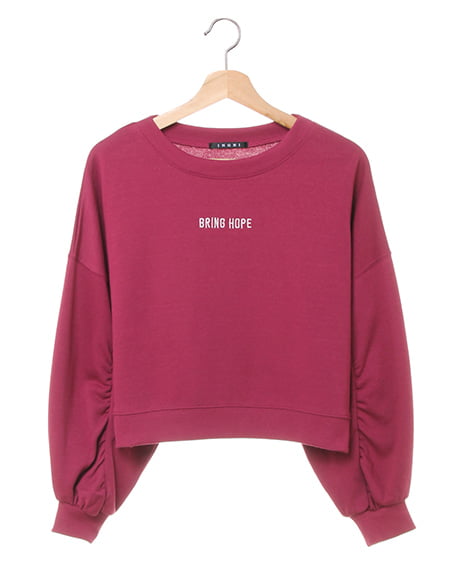 【秋の新作】ちびロゴスエットトップス