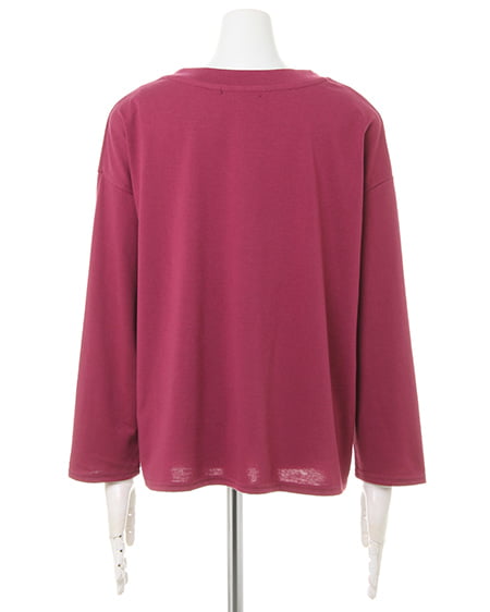 INGNI(イング) ポケット付きロンT パープル