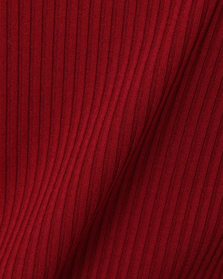 INGNI(イング) パールピン付/7分袖トップス ボルドー