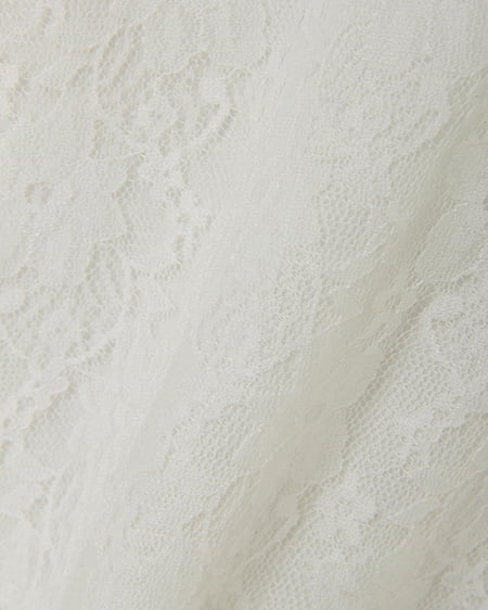 INGNI(イング) 袖フレアレースハイネック/トップス オフホワイト