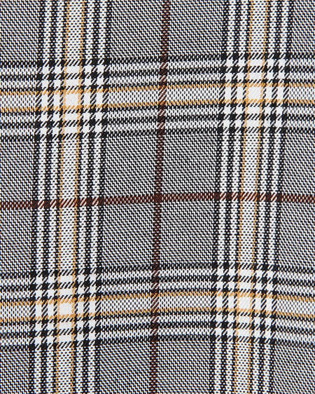 INGNI(イング) チェック柄BIGロング/シャツ グレー/チェック