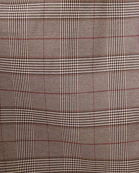 INGNI(イング) 共ベルト付きグレンチェックミディ/スカート ブラウン/チェック