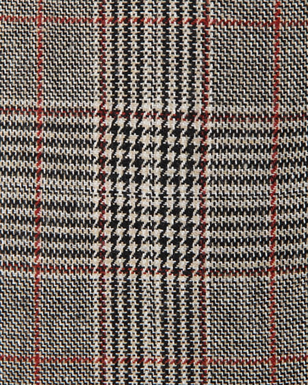 INGNI(イング) グレンチェックサイドボタンナロー/スカート グレー/チェック