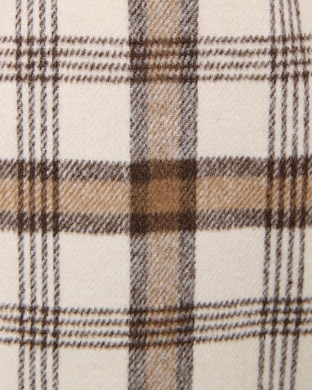 INGNI(イング) シャギーチェック台形/スカート アイボリー