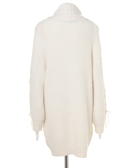 INGNI(イング) オフタートル袖レースUP/ワンピース オフホワイト