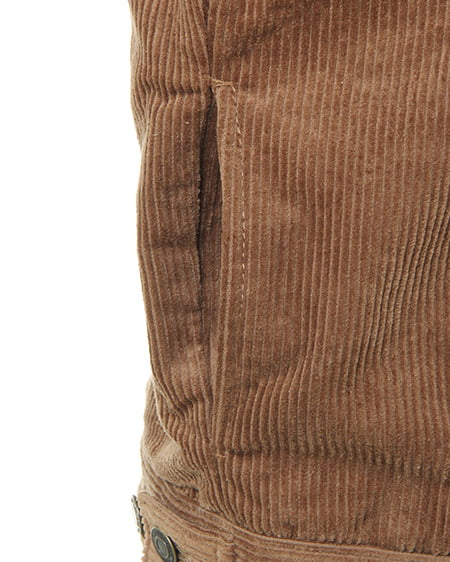 INGNI(イング) コーデュロイ裏ボアBIG Gジャン モカ