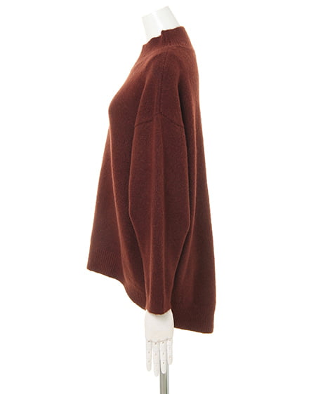 INGNI(イング) モックネック/チュニックニット ブラウン