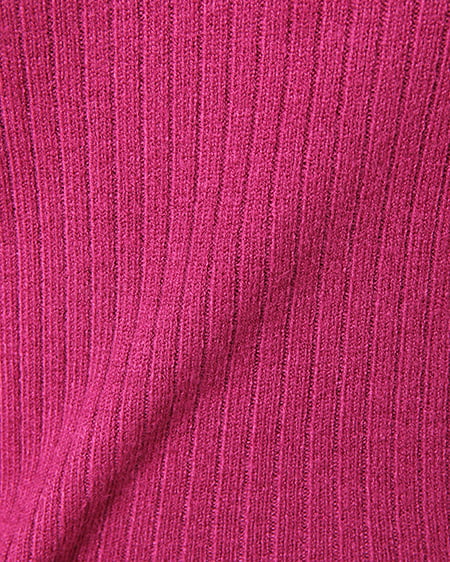 INGNI(イング) ソウバリリブ/Vネックニット パープル/ピンク