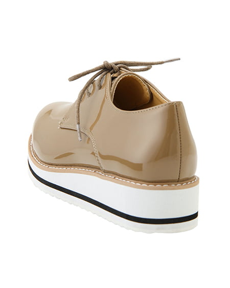 INGNI(イング) ラインソールシューズ ベージュ