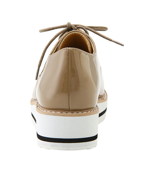 INGNI(イング) ラインソールシューズ ベージュ