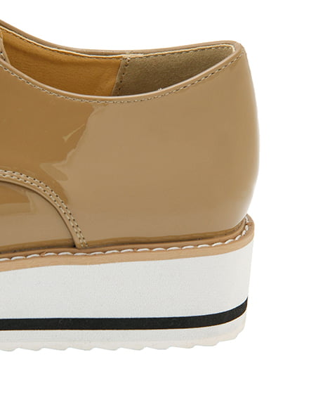 INGNI(イング) ラインソールシューズ ベージュ