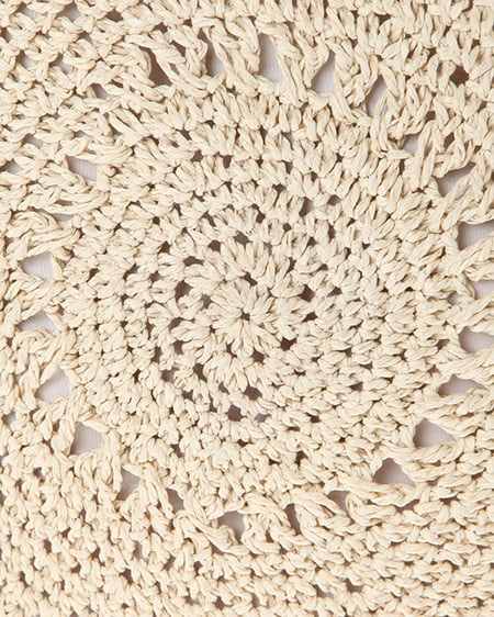 INGNI(イング) タッセル付サークルペーパーバッグ ナチュラル