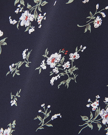 INGNI(イング) 開襟花柄JZ/ワンピース コン