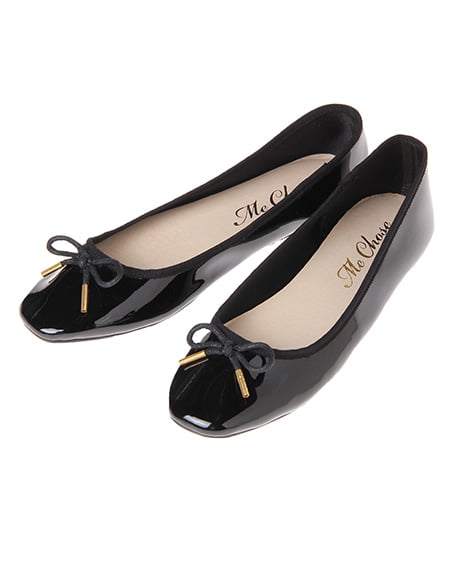 INGNI(イング) リボンフラットシューズ クロ