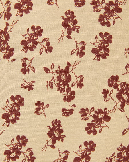 INGNI(イング) 花柄ギャザー/スカート ベージュ