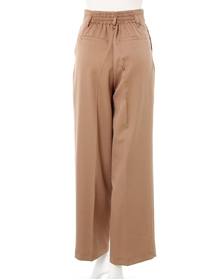 INGNI(イング) センタープレス/ワイドパンツ ベージュ