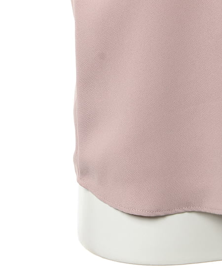 INGNI(イング) ブローチ付フリル/ブラウス ピンク