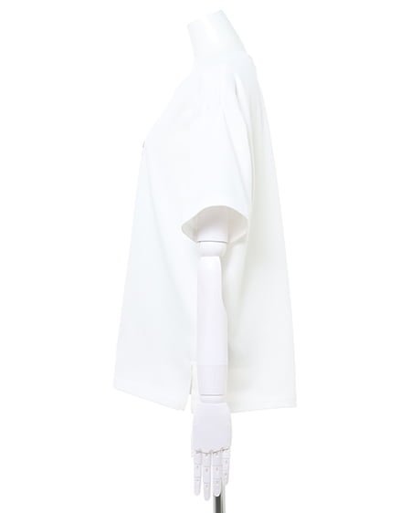 INGNI(イング) sweetロゴTシャツ オフホワイト/アカ