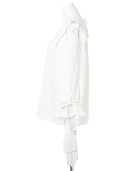 INGNI(イング) 袖割れトップス オフホワイト