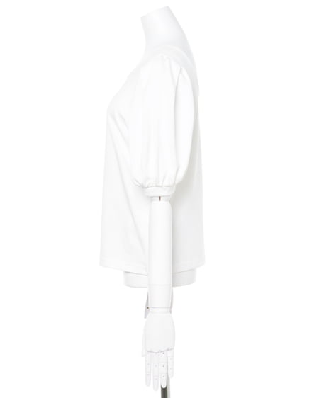 INGNI(イング) ボリュームパワショルTシャツ オフホワイト