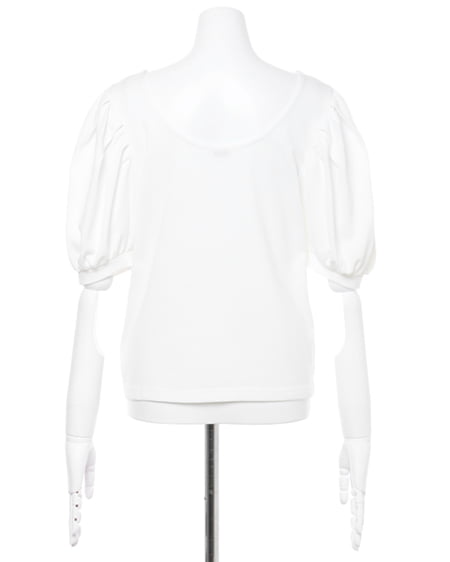 INGNI(イング) ボリュームパワショルTシャツ オフホワイト