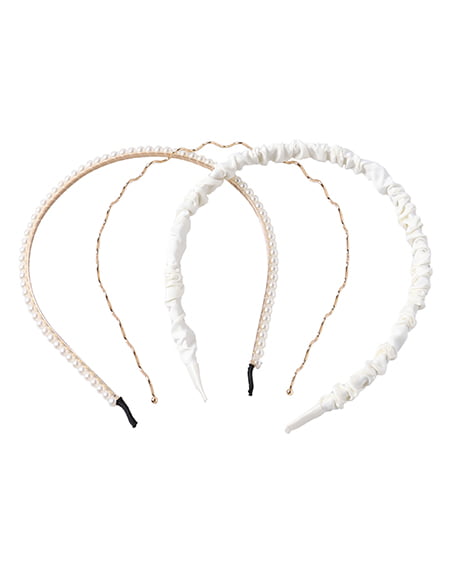 INGNI(イング) セットアップカチューシャ ゴールド/アイボリー