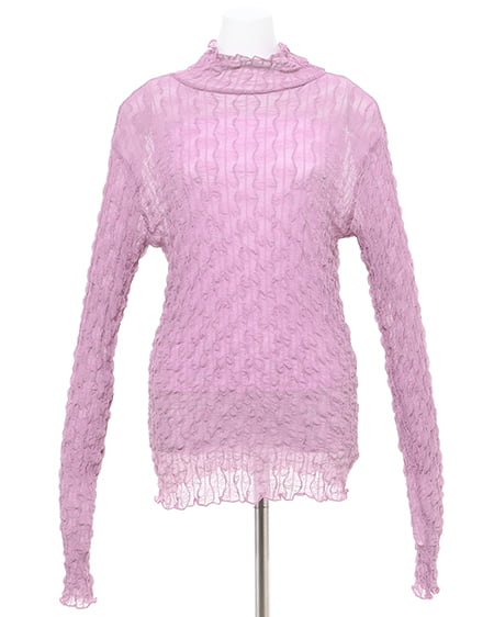 INGNI(イング) シアーウェーブメロウトップス パープル