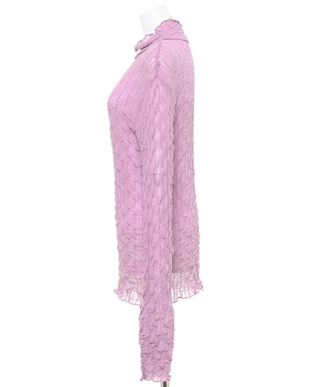 INGNI(イング) シアーウェーブメロウトップス パープル